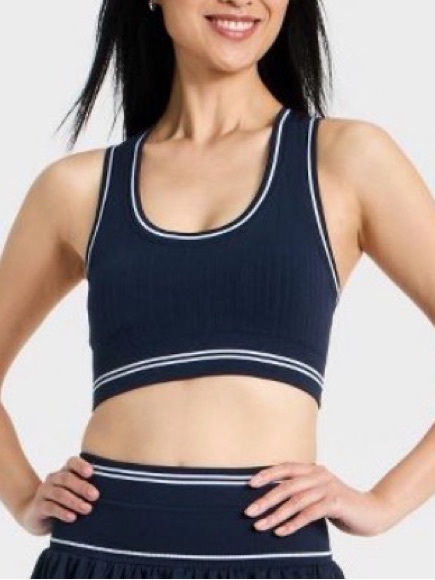 All In Motion Seamless Cable Knit Sports Bra Sz Small - Nwt